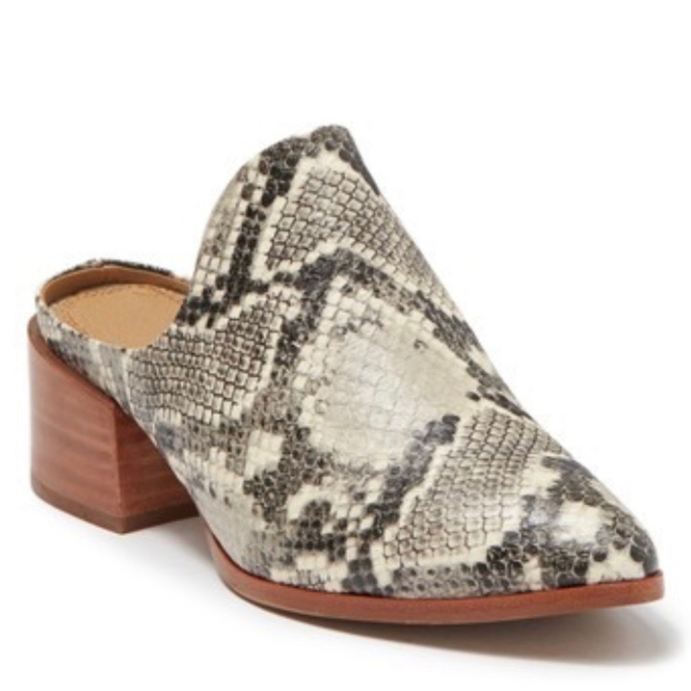Steven by Steve Madden Deandra snakeskin Mule 8M